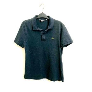 Lacoste Men Gray Slim Fit Polo